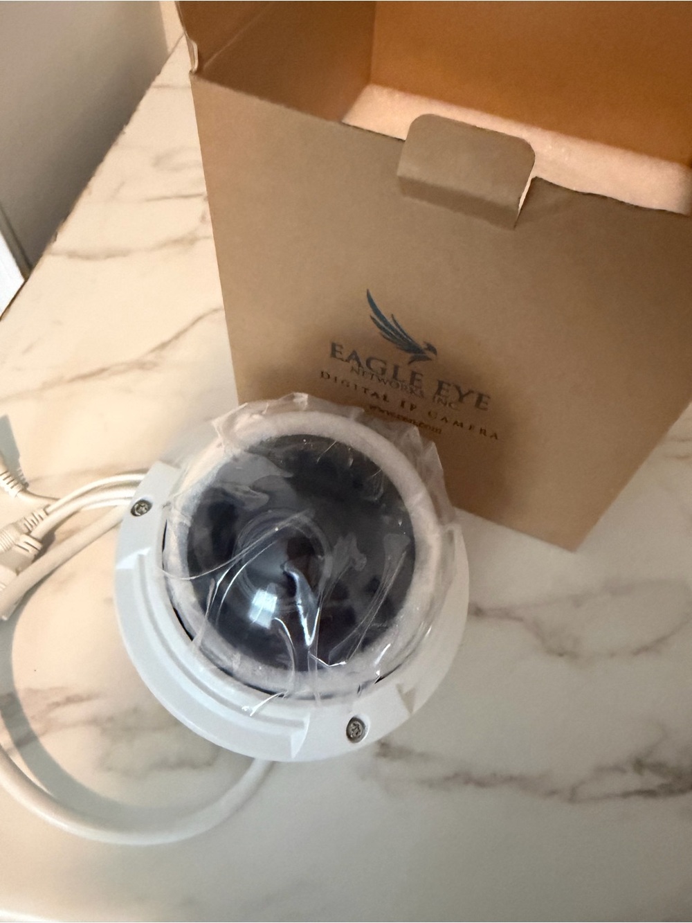 White Dome Security Camera - Indoor/Outdoor
